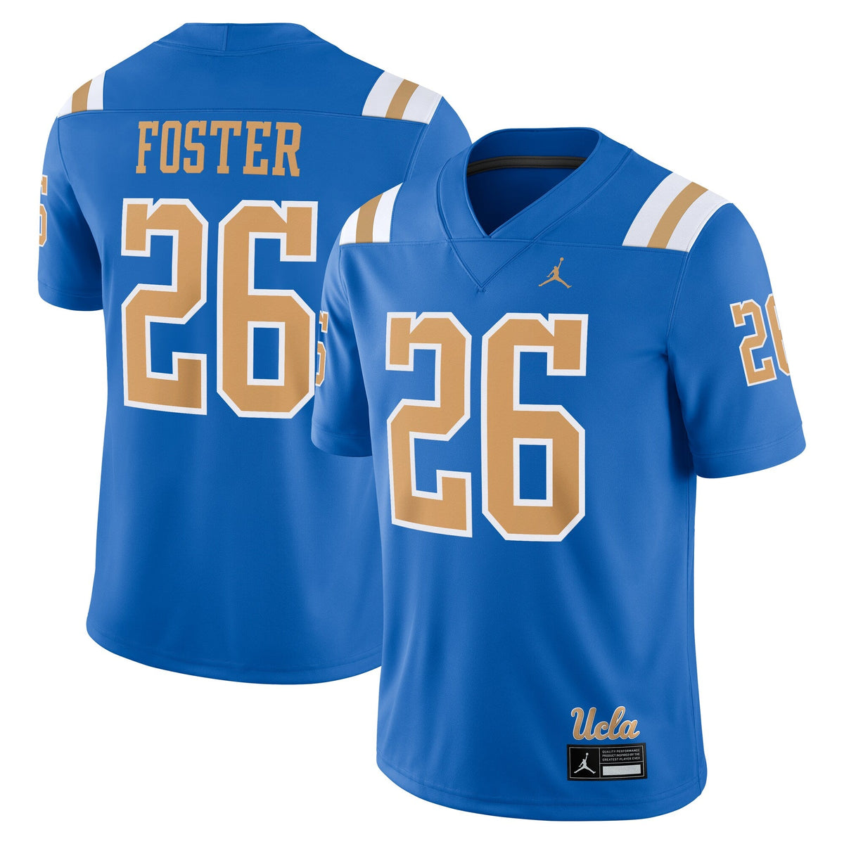 DeShaun Foster UCLA Bruins Alumni Home Game Jersey - Blue product image 1, provided for visual reference and product detail