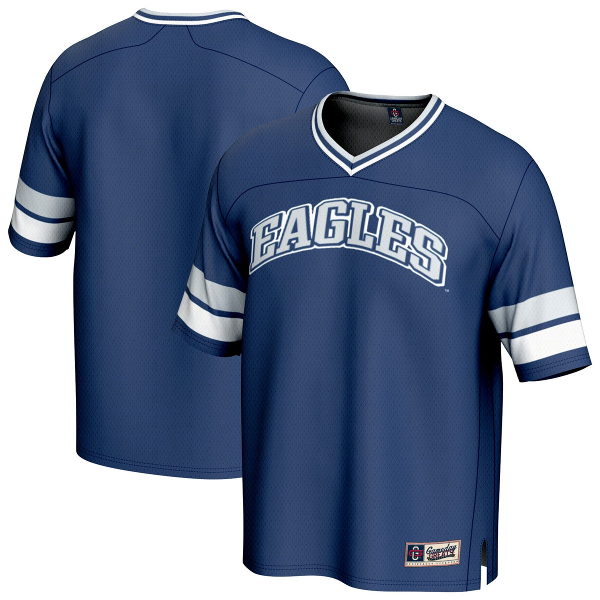 Emory Eagles Football Jersey - Navy product image 2, provided for visual reference and product detail review