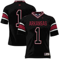#1 Arkansas Razorbacks Football Jersey - Black product image 1, provided for visual reference and product detail review
