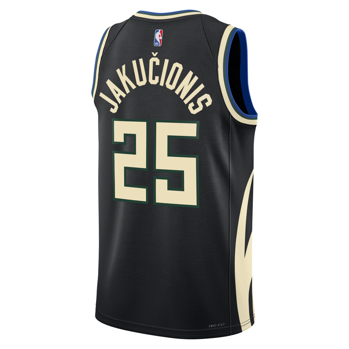 Milwaukee Bucks Statement Edition Swingman Jersey - Hunter Green - Kasparas Jakučionis product image 4, provided for visual