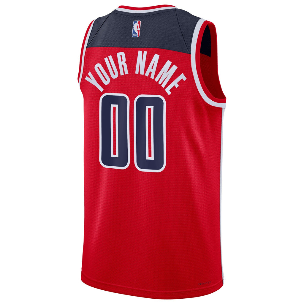 Washington Wizards Icon Swingman Jersey - Custom product image 3, provided for visual reference and product detail review