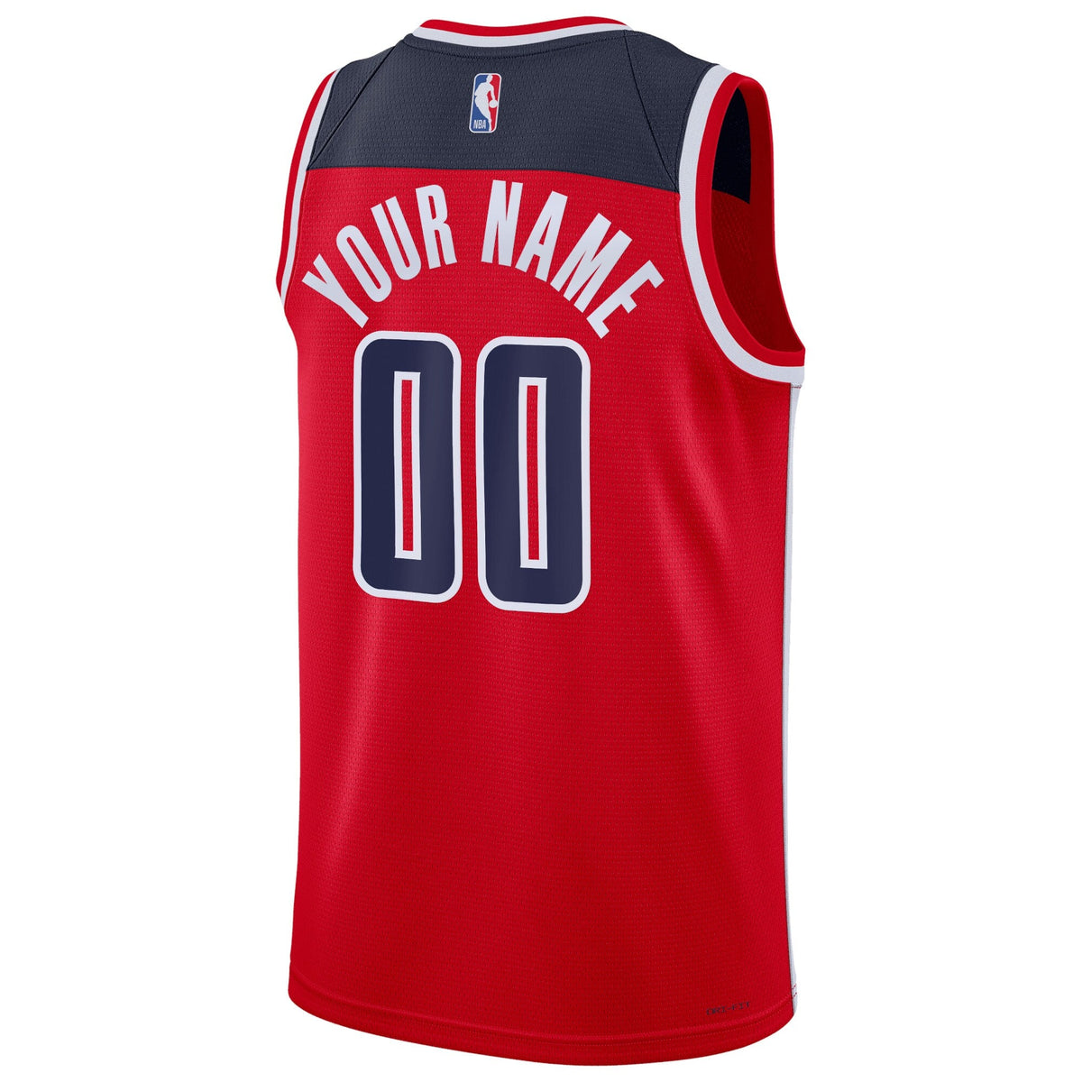 Washington Wizards Icon Swingman Jersey - Custom product image 3, provided for visual reference and product detail review