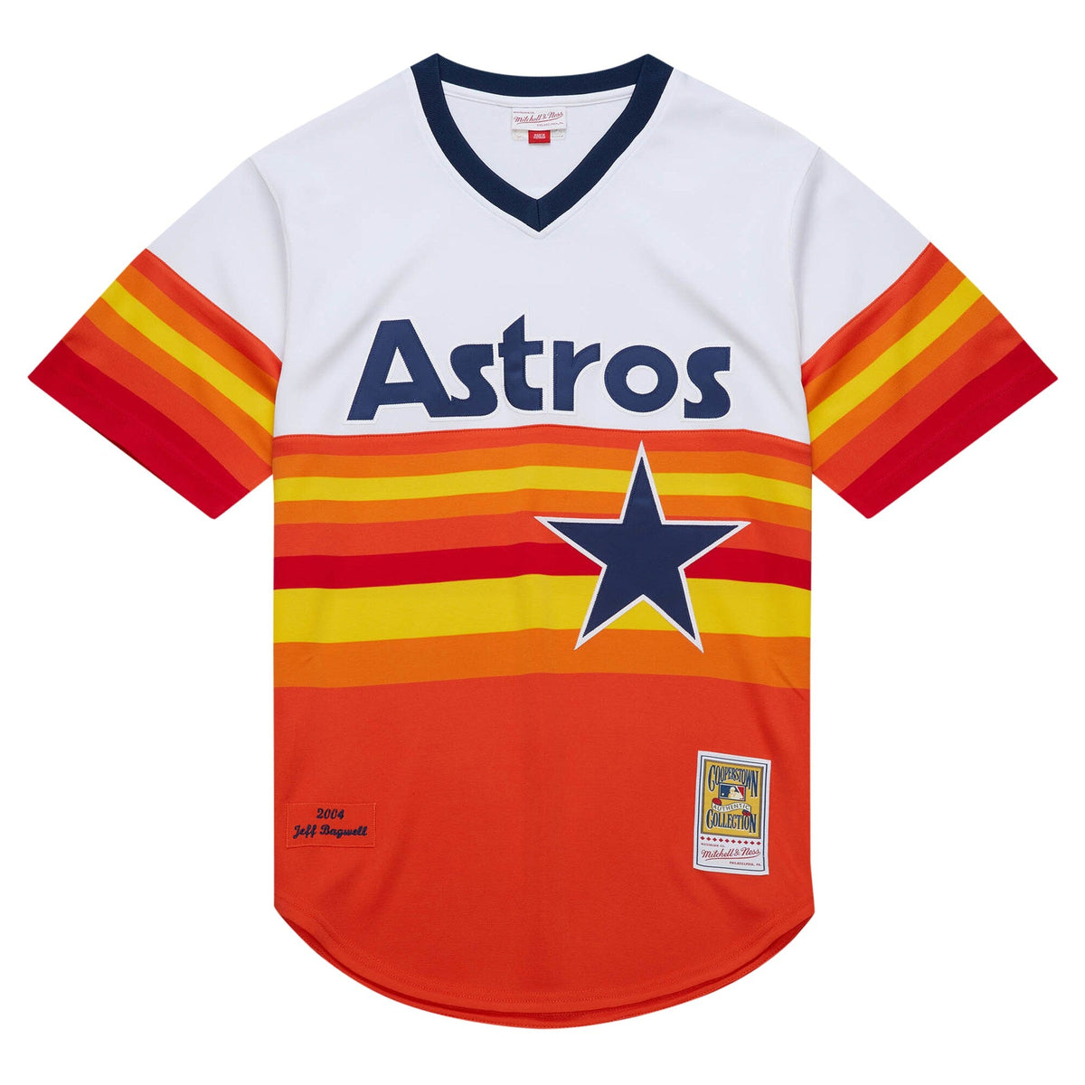 Houston Astros Jeff Bagwell White 2004 Cooperstown Collection Authentic Throwback Jersey product image 3, provided for