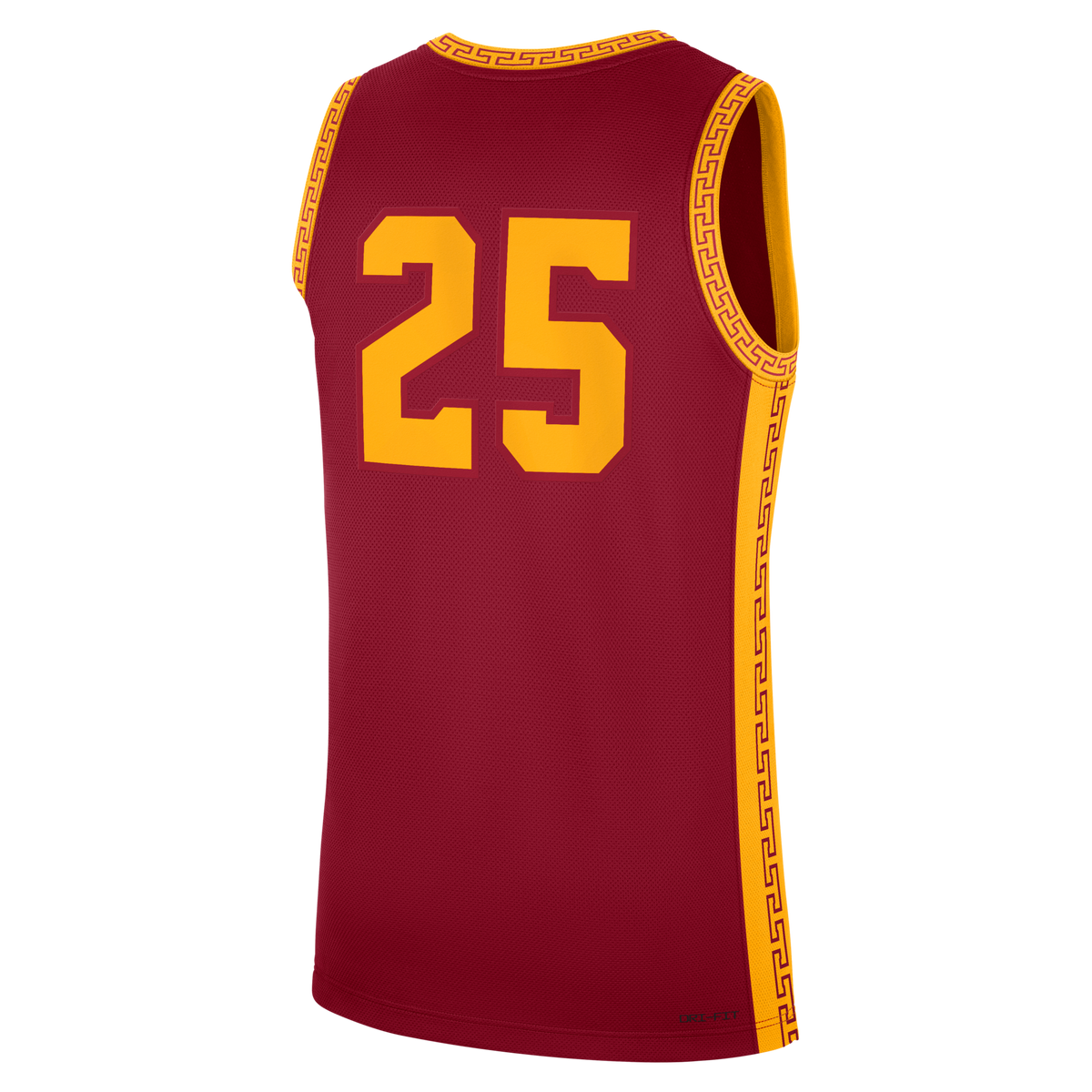 #25 Cardinal USC Trojans Road Replica Basketball Jersey product image 4, provided for visual reference and product detail