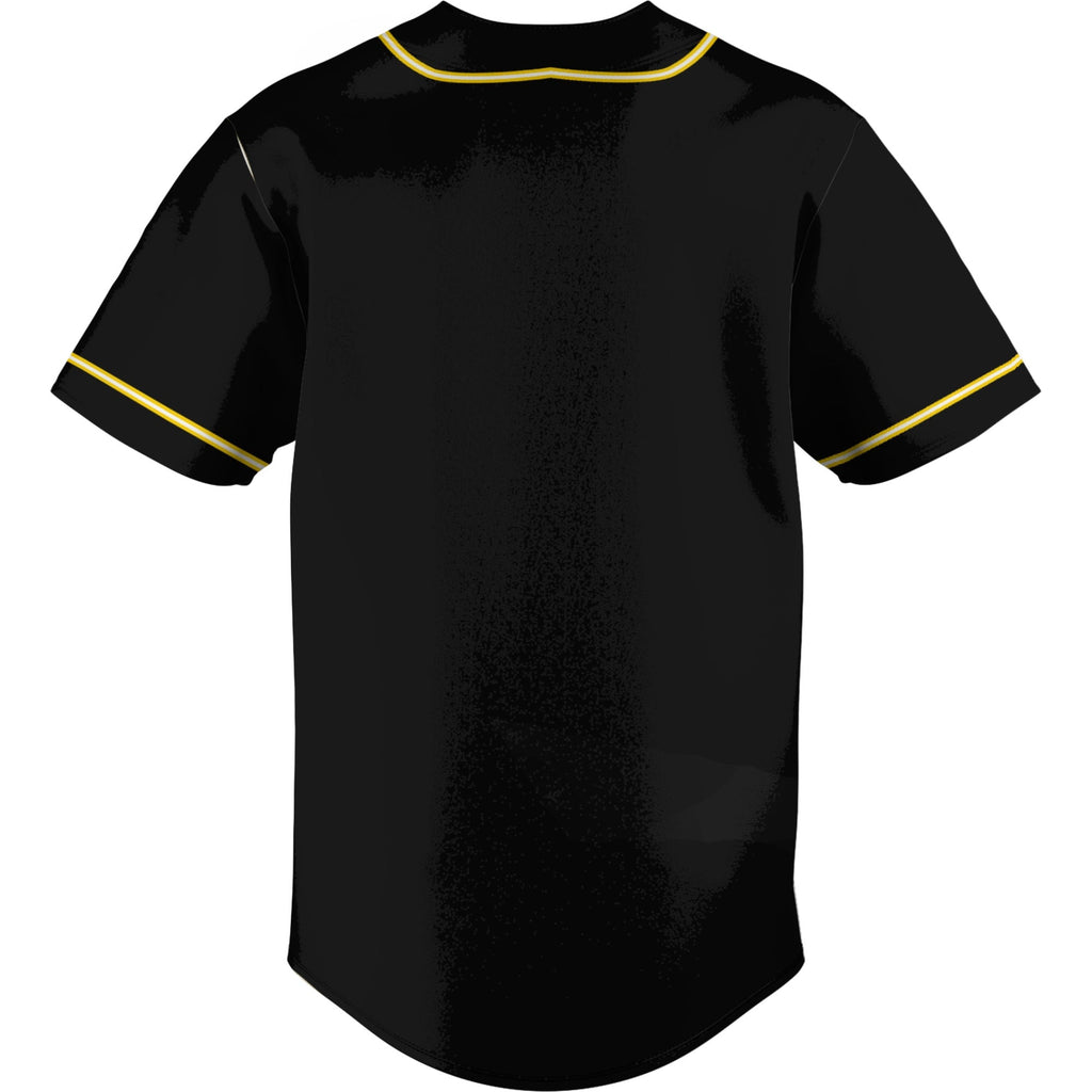Appalachian State Mountaineers Lightweight Baseball Jersey - Gold product image 4, provided for visual reference and product