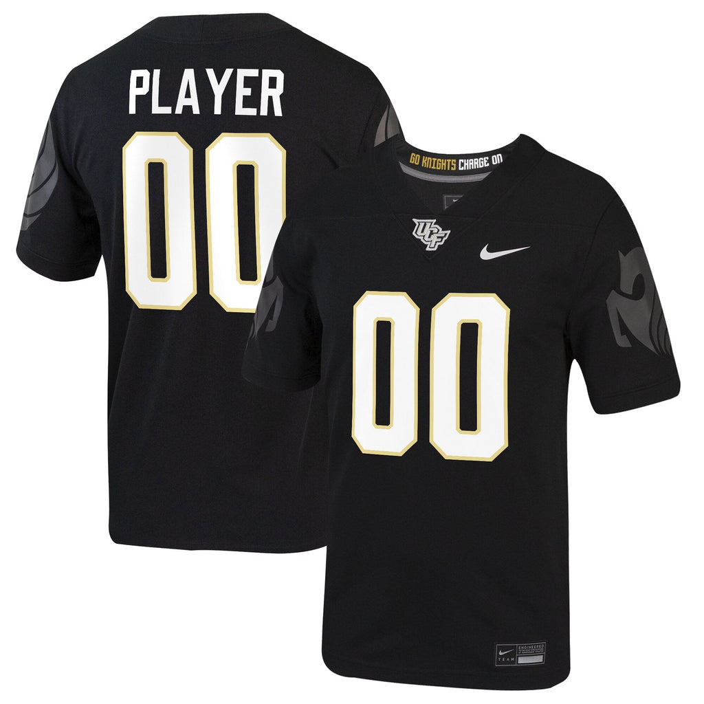 UCF Knights Home Custom Game Jersey - Black product image 2, provided for visual reference and product detail review