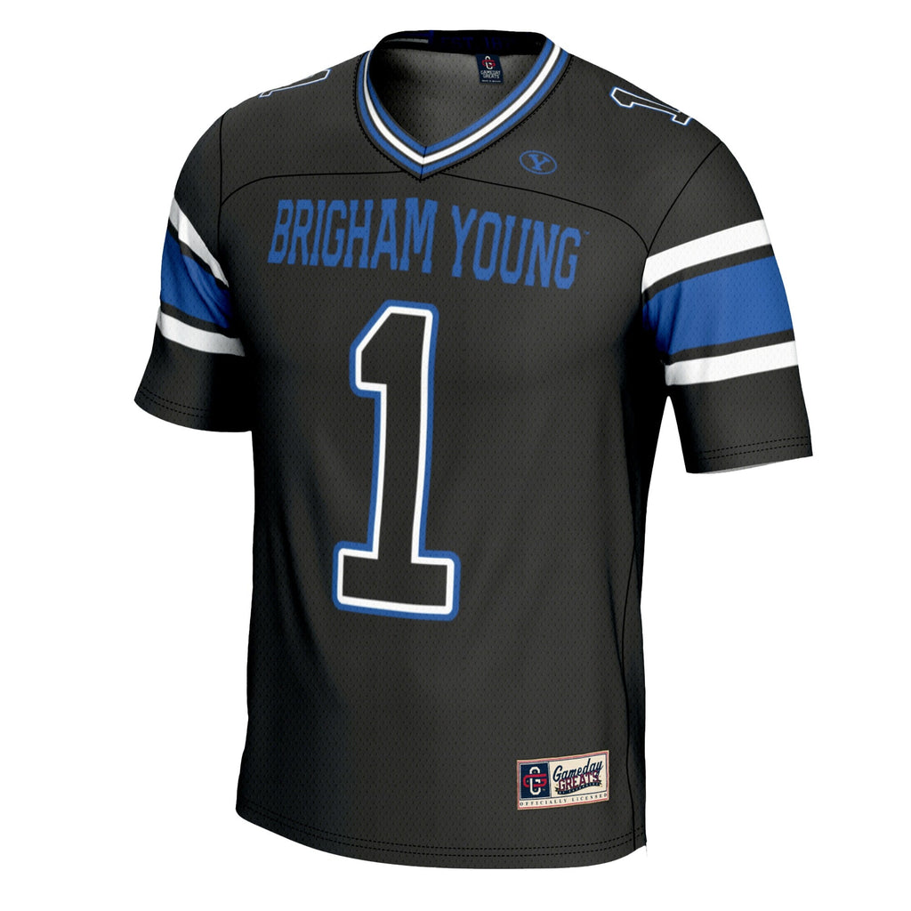 #1 BYU Cougars Football Jersey - Cardinal product image 3, provided for visual reference and product detail review