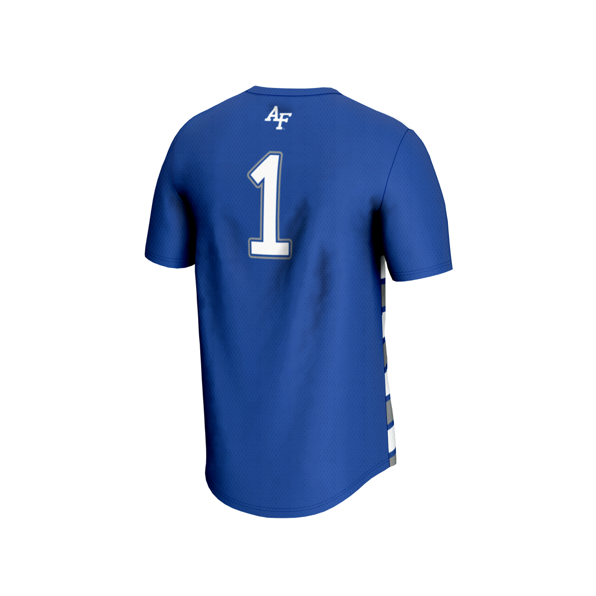 #1 Air Force Falcons Lightweight Soccer Fashion Jersey - Royal product image 4, provided for visual reference and product