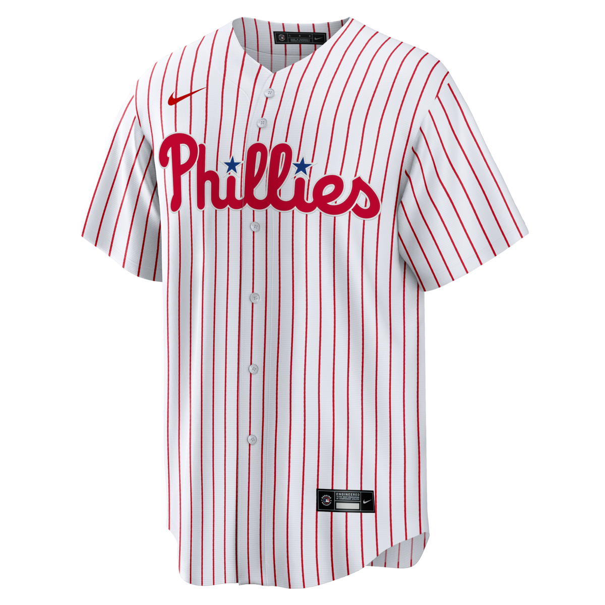 Philadelphia Phillies White Home Big & Tall Replica Jersey product image 3, provided for visual reference and product detail