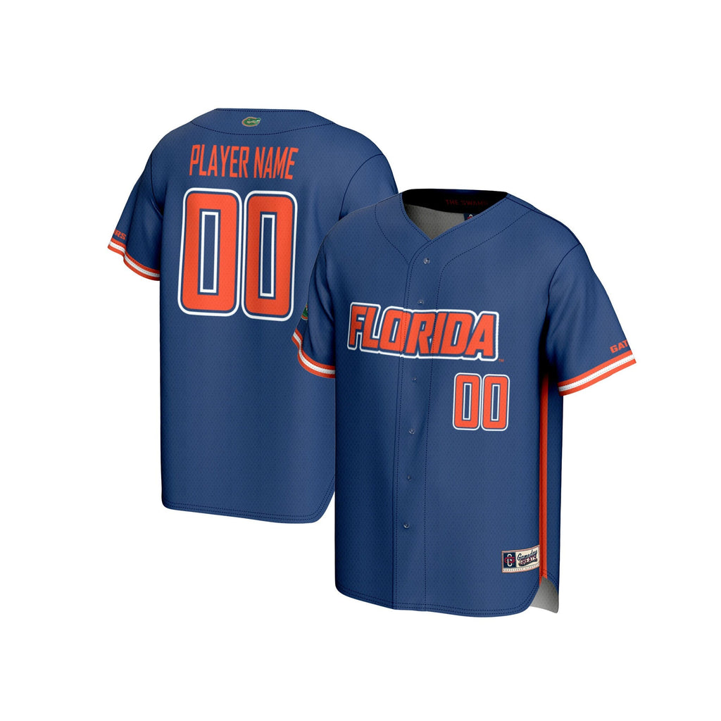 Florida Gators NIL Pick-A-Player Lightweight Baseball Jersey - Royal product image 1, provided for visual reference and