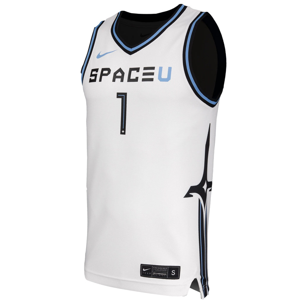 UCF Knights Space Game Replica Basketball Jersey - White product image 3, provided for visual reference and product detail