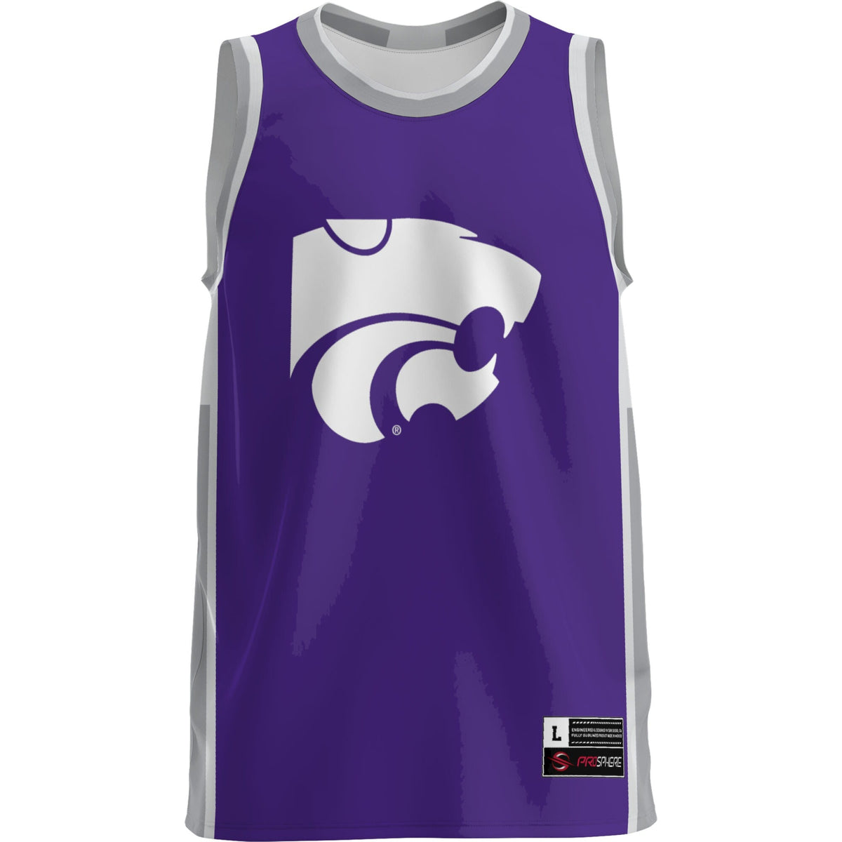 Kansas State Wildcats Lightweight Basketball Jersey - Purple product image 3, provided for visual reference and product