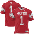 #1 Houston Cougars Football Jersey - Red product image 1, provided for visual reference and product detail review