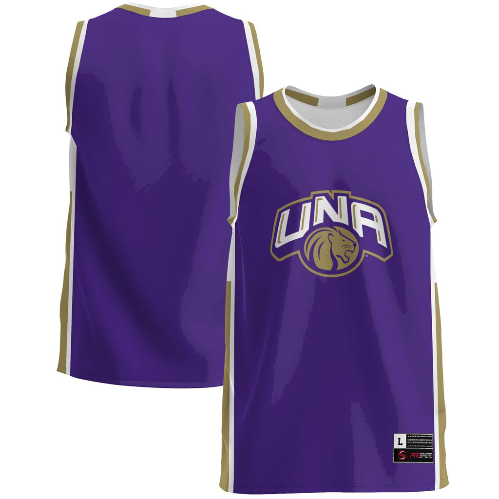 North Alabama Lions Lightweight Basketball Jersey - Purple product image 1, provided for visual reference and product detail