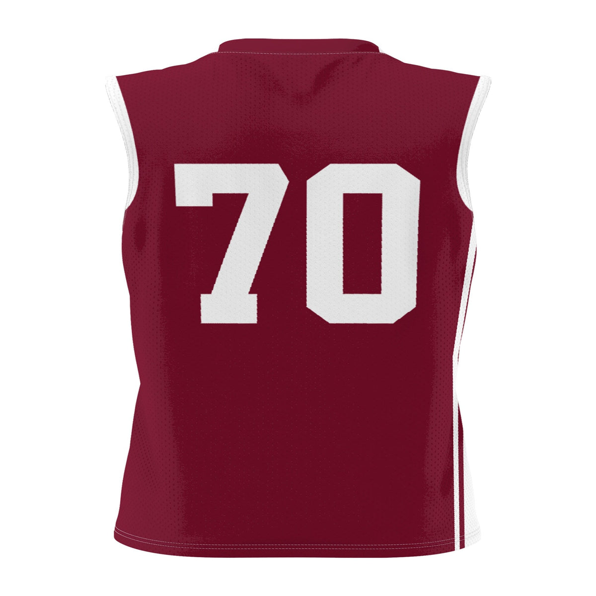 #70 Charleston Cougars Lightweight Basketball Jersey - Crimson product image 3, provided for visual reference and product