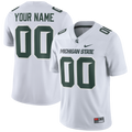 Michigan State Spartans Football Custom Game Jersey - White product image 1, provided for visual reference and product