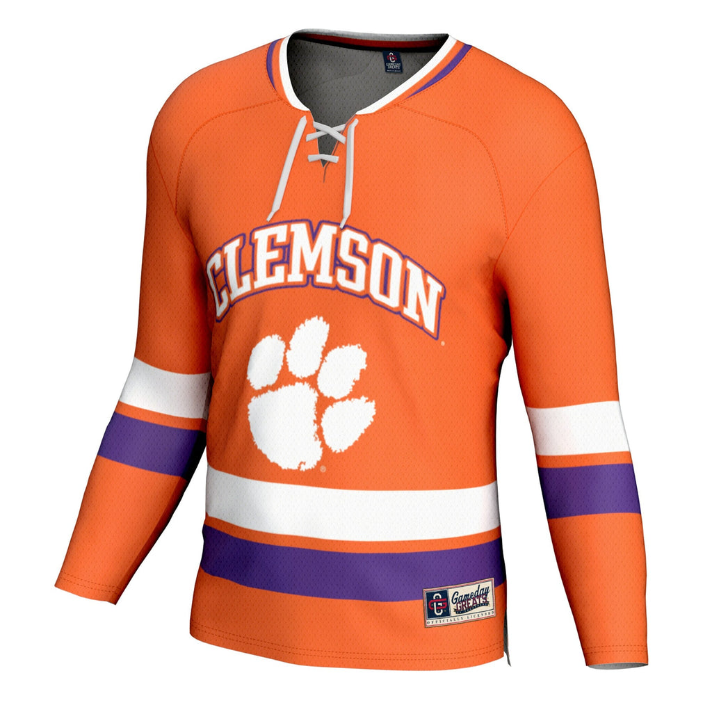 Clemson Tigers Spirit Hockey Jersey - Orange product image 3, provided for visual reference and product detail review