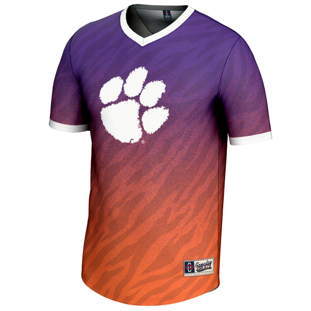Clemson Tigers Lightweight Pickleball Jersey - Purple product image 3, provided for visual reference and product detail