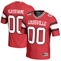 Louisville Cardinals NIL Pick-A-Player Football Jersey - Red product image 1, provided for visual reference and product