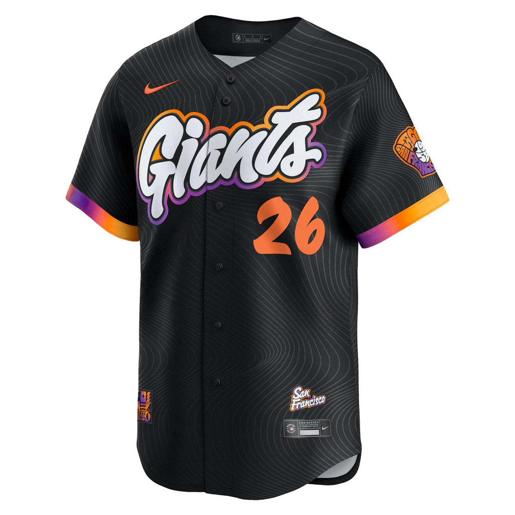 San Francisco Giants Matt Chapman Anthracite 2025 City Connect Limited Jersey product image 3, provided for visual reference