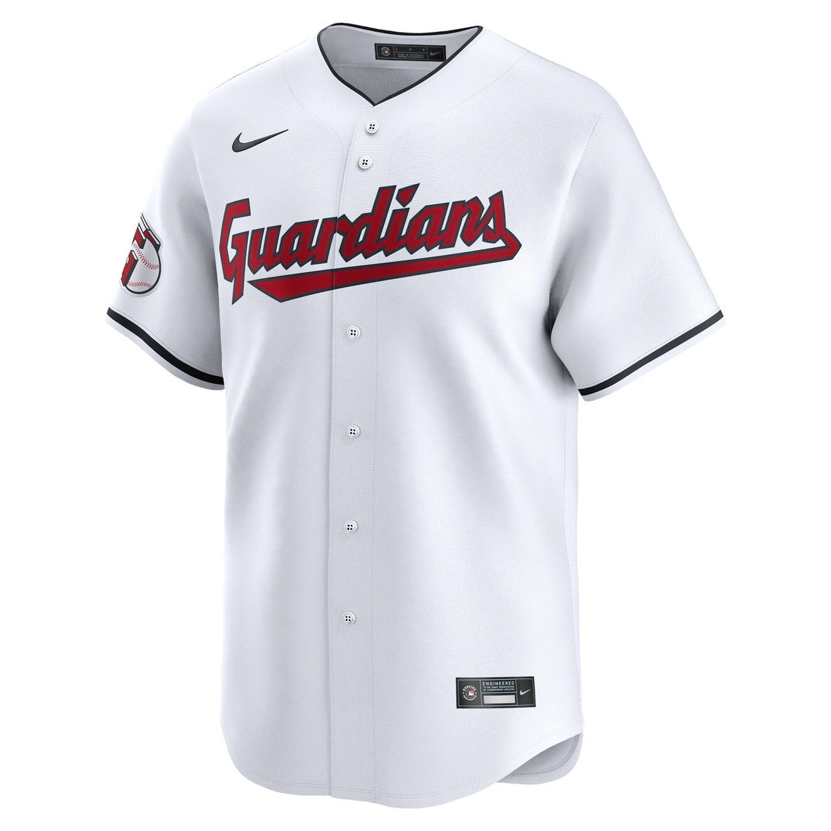 Cleveland Guardians David Fry White Home Limited Player Jersey product image 3, provided for visual reference and product