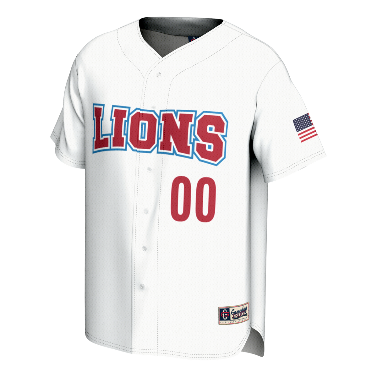 Loyola Marymount Lions NIL Pick-A-Player Lightweight Baseball Jersey - White product image 3, provided for visual reference