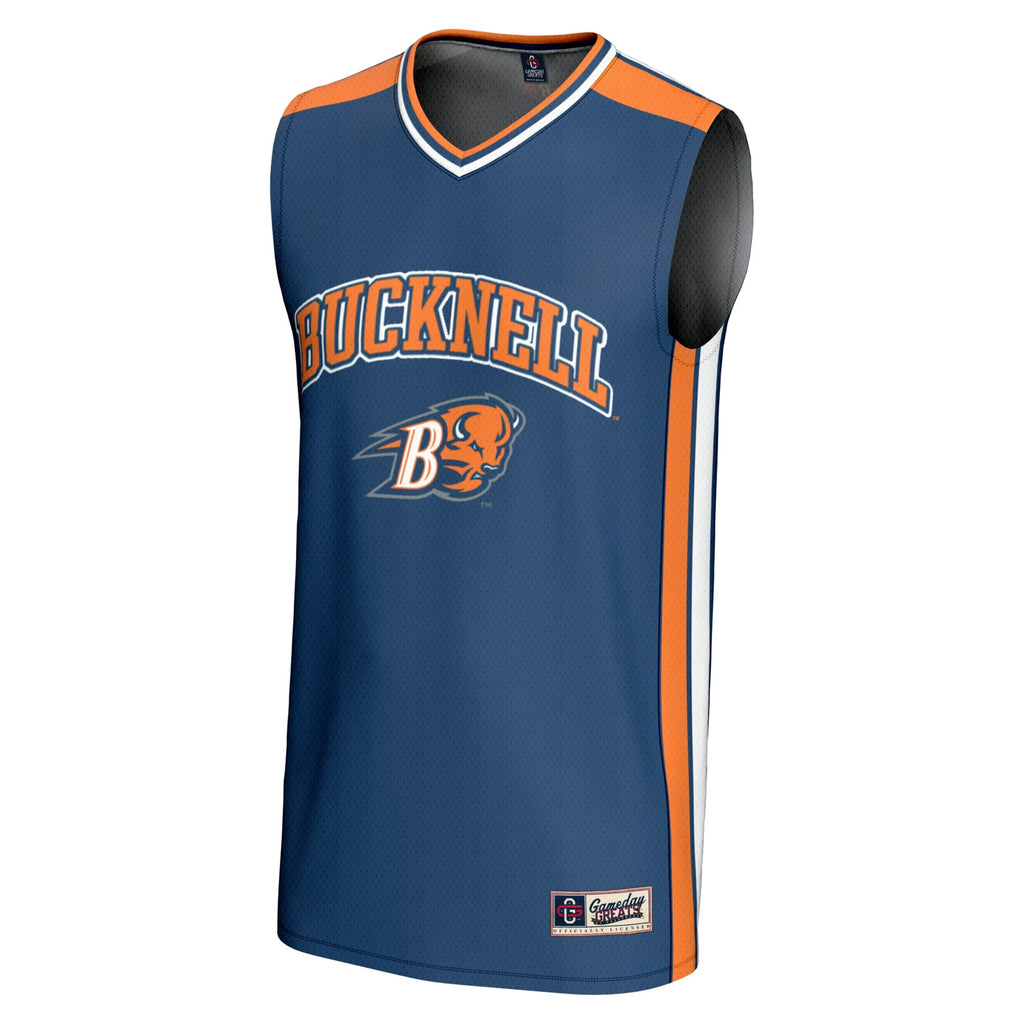 Bucknell Bison Spirit Basketball Jersey - Blue product image 3, provided for visual reference and product detail review