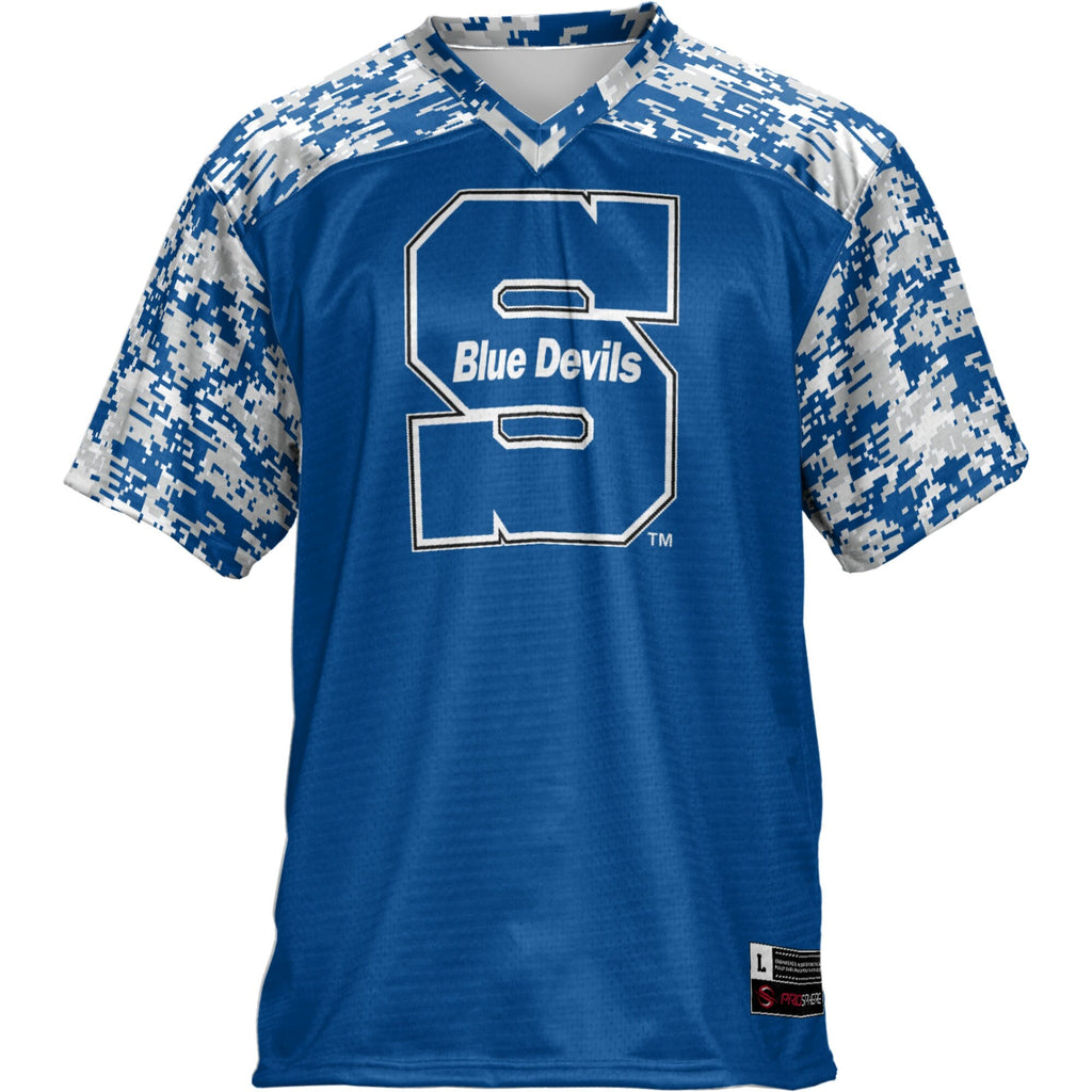 Wisconsin Stout Blue Devils Football Jersey - Blue product image 3, provided for visual reference and product detail review