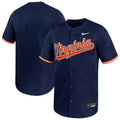 Navy Virginia Cavaliers Limited Baseball Jersey product image 1, provided for visual reference and product detail review