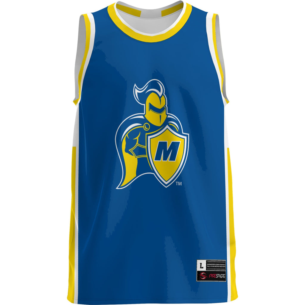 Madonna Crusaders Lightweight Basketball Jersey - Blue product image 3, provided for visual reference and product detail