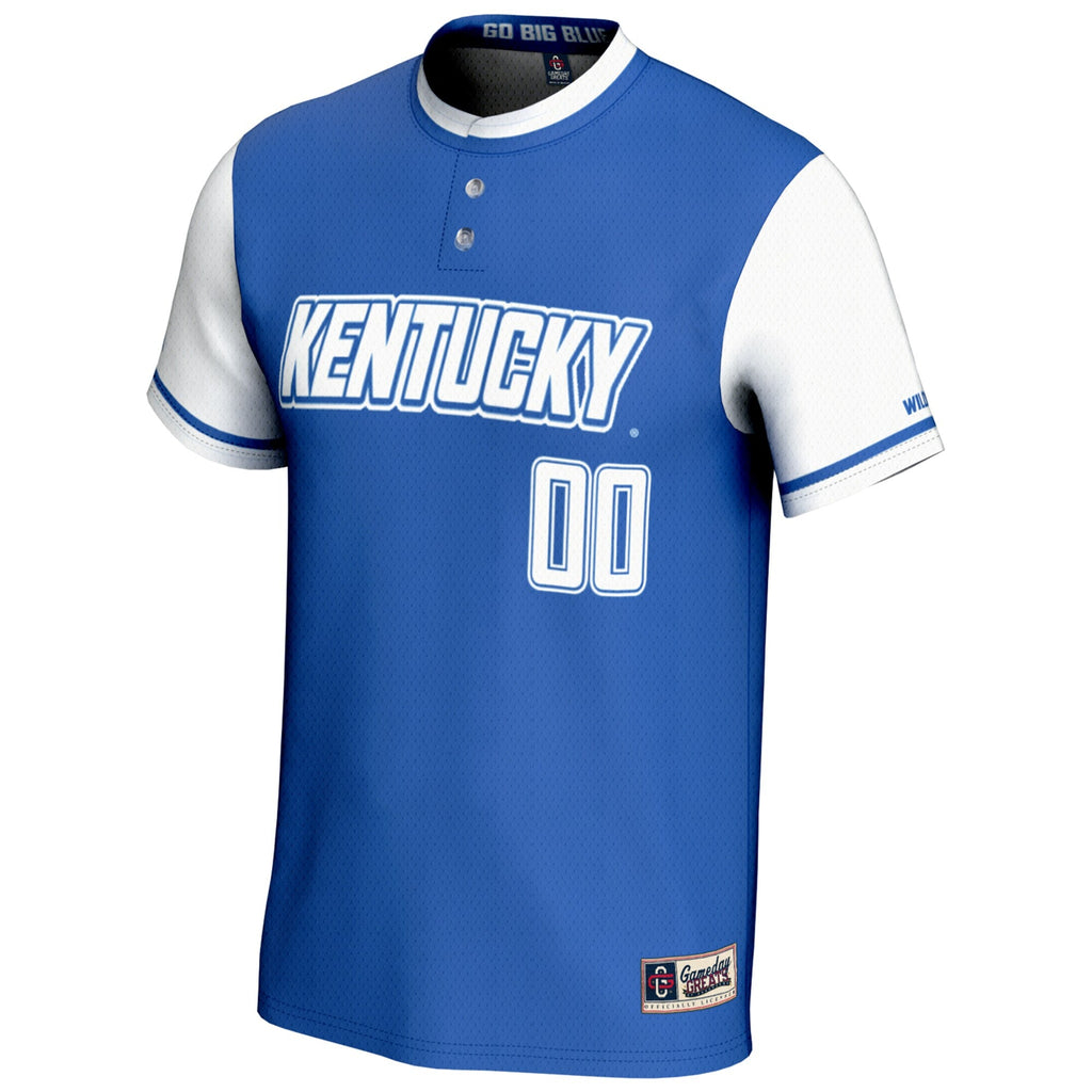 Kentucky Wildcats NIL Pick-A-Player Lightweight Softball Jersey - Royal product image 3, provided for visual reference and