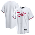 Minnesota Twins White Home Big & Tall Replica Jersey product image 1, provided for visual reference and product detail review