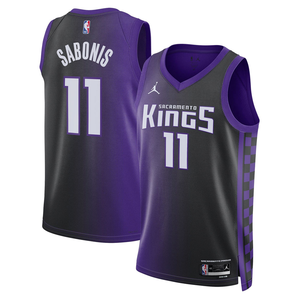 Sacramento Kings Statement Edition Swingman Jersey - Purple - Domantas Sabonis product image 2, provided for visual