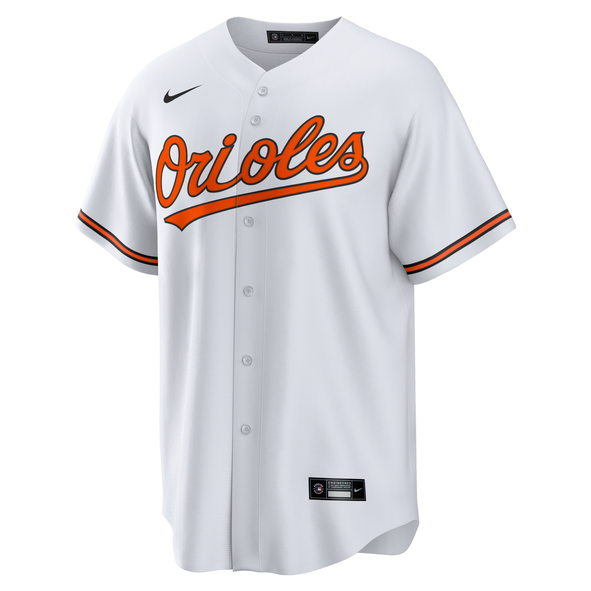 Baltimore Orioles White Home Big & Tall Replica Jersey product image 3, provided for visual reference and product detail