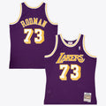 Los Angeles Lakers Dennis Rodman 1998 Road Authentic Jersey - Purple product image 1, provided for visual reference and