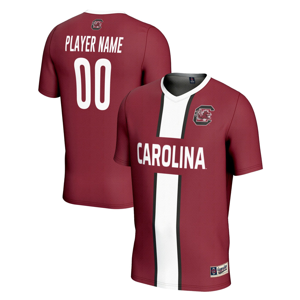 South Carolina Gamecocks Pick-A-Player NIL Lightweight Soccer Jersey - Garnet product image 1, provided for visual reference