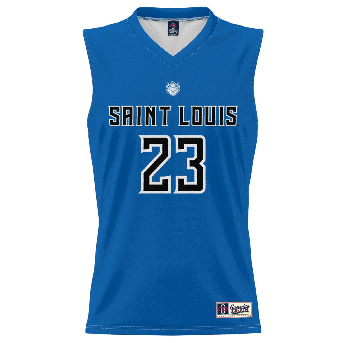 #23 Saint Louis Billikens Lightweight Basketball Jersey - Blue product image 3, provided for visual reference and product
