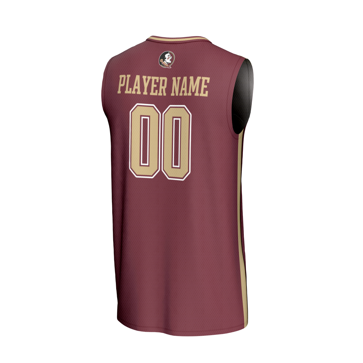 Florida State Seminoles NIL Pick-A-Player Lightweight Basketball Fashion Jersey - Garnet product image 4, provided for