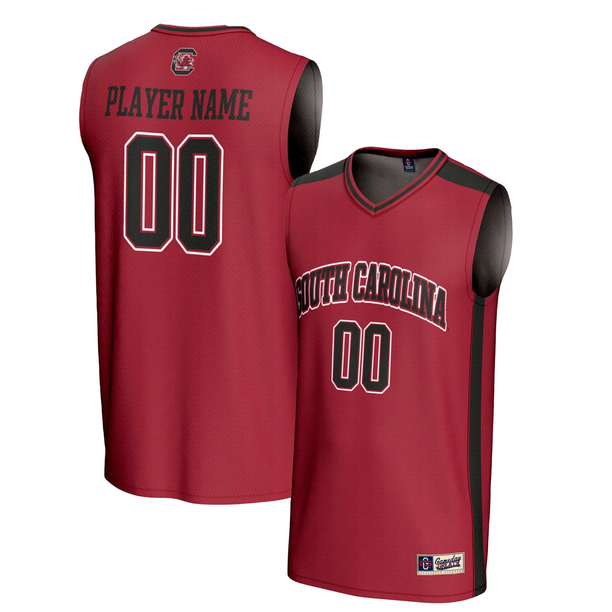 South Carolina Gamecocks NIL Pick-A-Player Lightweight Basketball Fashion Jersey - Garnet product image 1, provided for