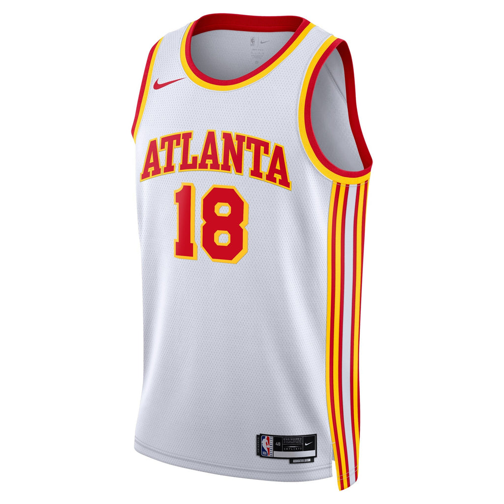 Atlanta Hawks Association Edition Swingman Jersey - White - Mouhamed Gueye product image 3, provided for visual reference