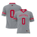 #0 Ohio State Buckeyes Lightweight Lacrosse Jersey - Gray product image 1, provided for visual reference and product detail