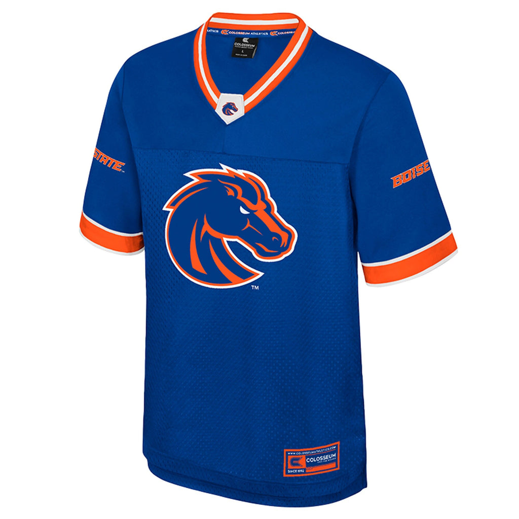 Boise State Broncos Nothing But The Hits Football Jersey - Royal product image 3, provided for visual reference and product