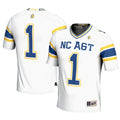 #1 North Carolina A&T Aggies Football Jersey - White product image 1, provided for visual reference and product detail review