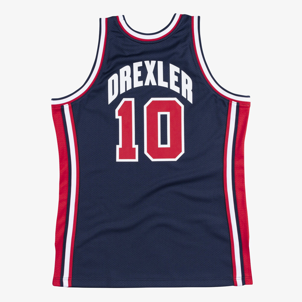 USA Basketball Authentic Jersey Clyde Drexler 1992 product image 3, provided for visual reference and product detail review