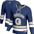 Georgetown Hoyas Spirit Hockey Jersey - Navy product image 1, provided for visual reference and product detail review