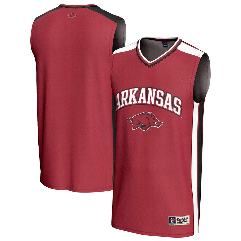 Arkansas Razorbacks Spirit Basketball Jersey - Cardinal product image 1, provided for visual reference and product detail