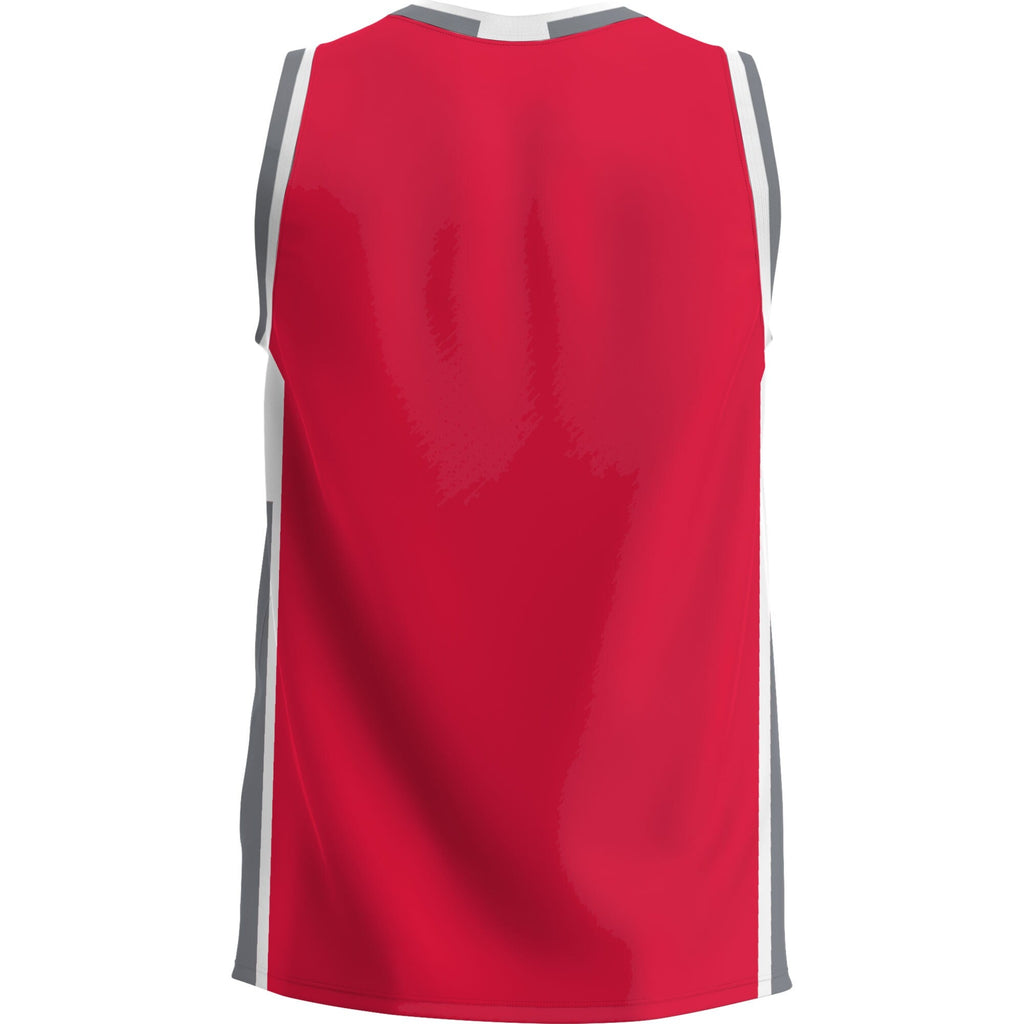 Newberry College Wolves Lightweight Basketball Jersey - Scarlet product image 4, provided for visual reference and product
