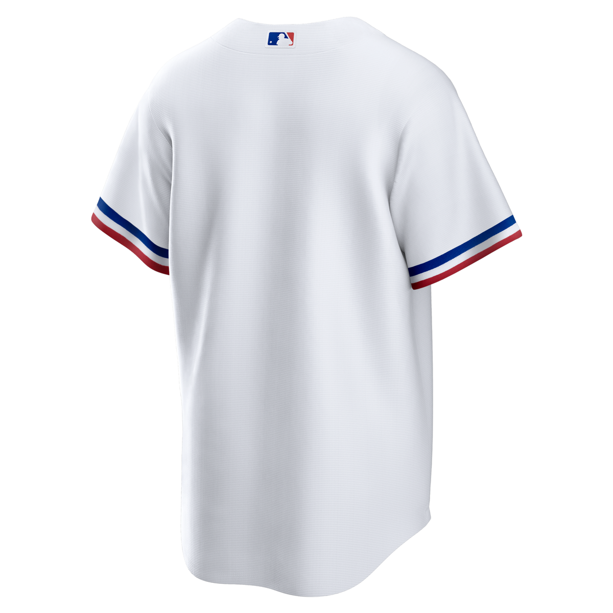 Texas Rangers White Home Big & Tall Replica Jersey product image 4, provided for visual reference and product detail review
