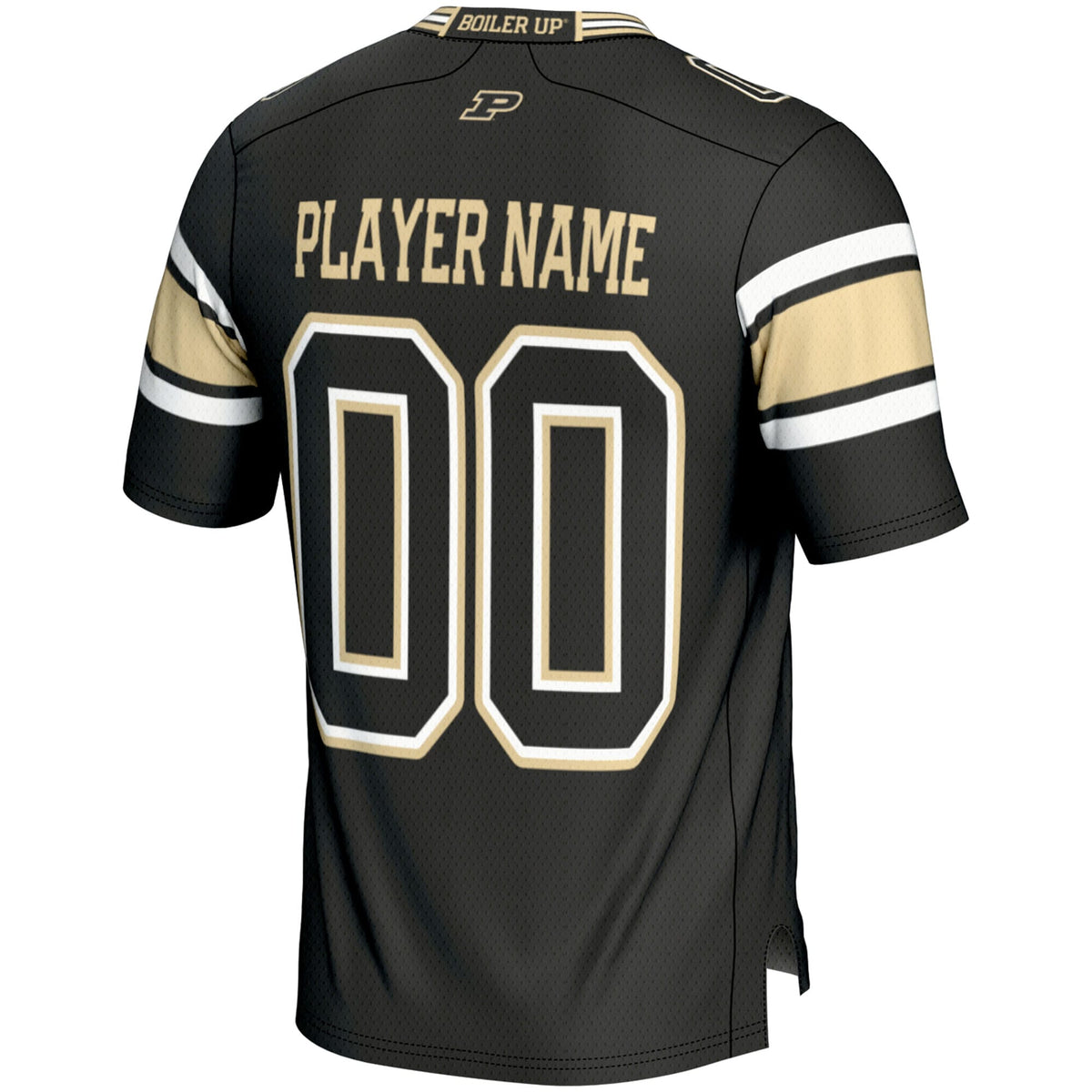Purdue Boilermakers NIL Pick-A-Player Football Jersey - Black product image 4, provided for visual reference and product