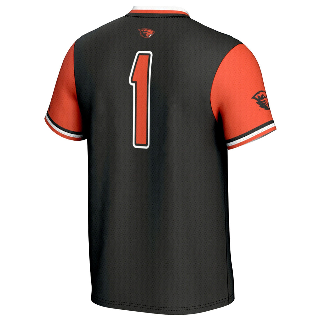 #1 Oregon State Beavers Softball Fashion Jersey - Black product image 4, provided for visual reference and product detail